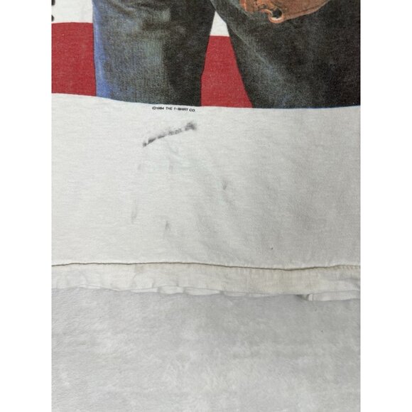 Original Vintage 1984 Bruce Springsteen Born In The USA Tour '84-'85 T-Shirt XS - Picture 5 of 16
